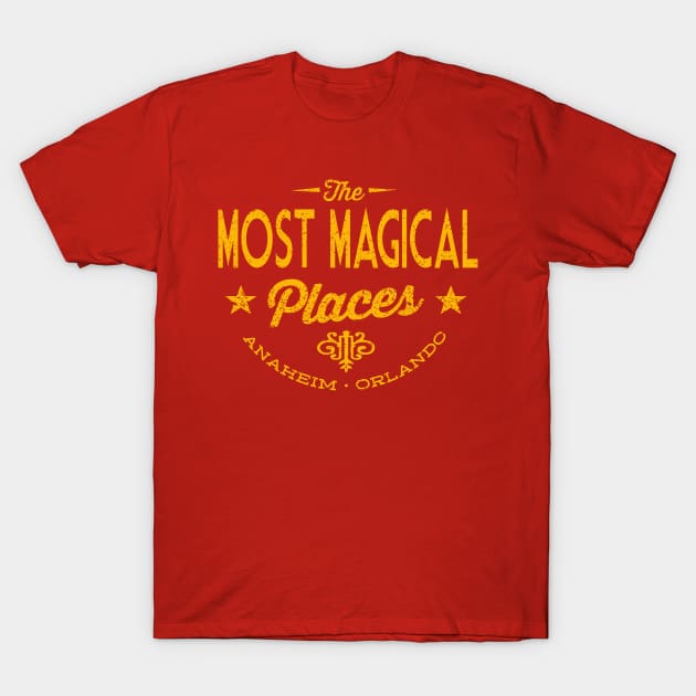 The Most Magical Places T-Shirt by PopCultureShirts